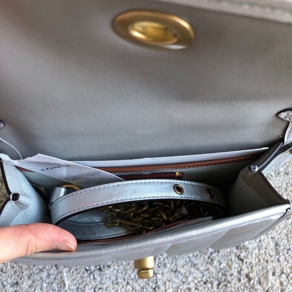 NWT Coach Kip Turnlock Crossbody With Quilting - Picture 2 of 6